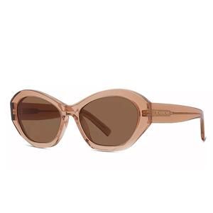 NEW GIVENCHY women's gv day acetate cat eye sunglasses in clear amber-orange
